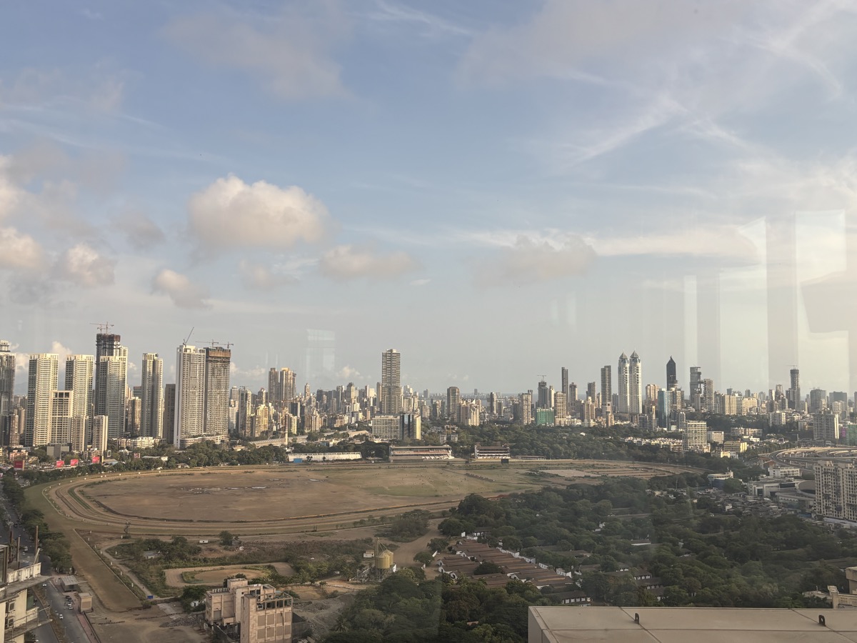 A city skyline