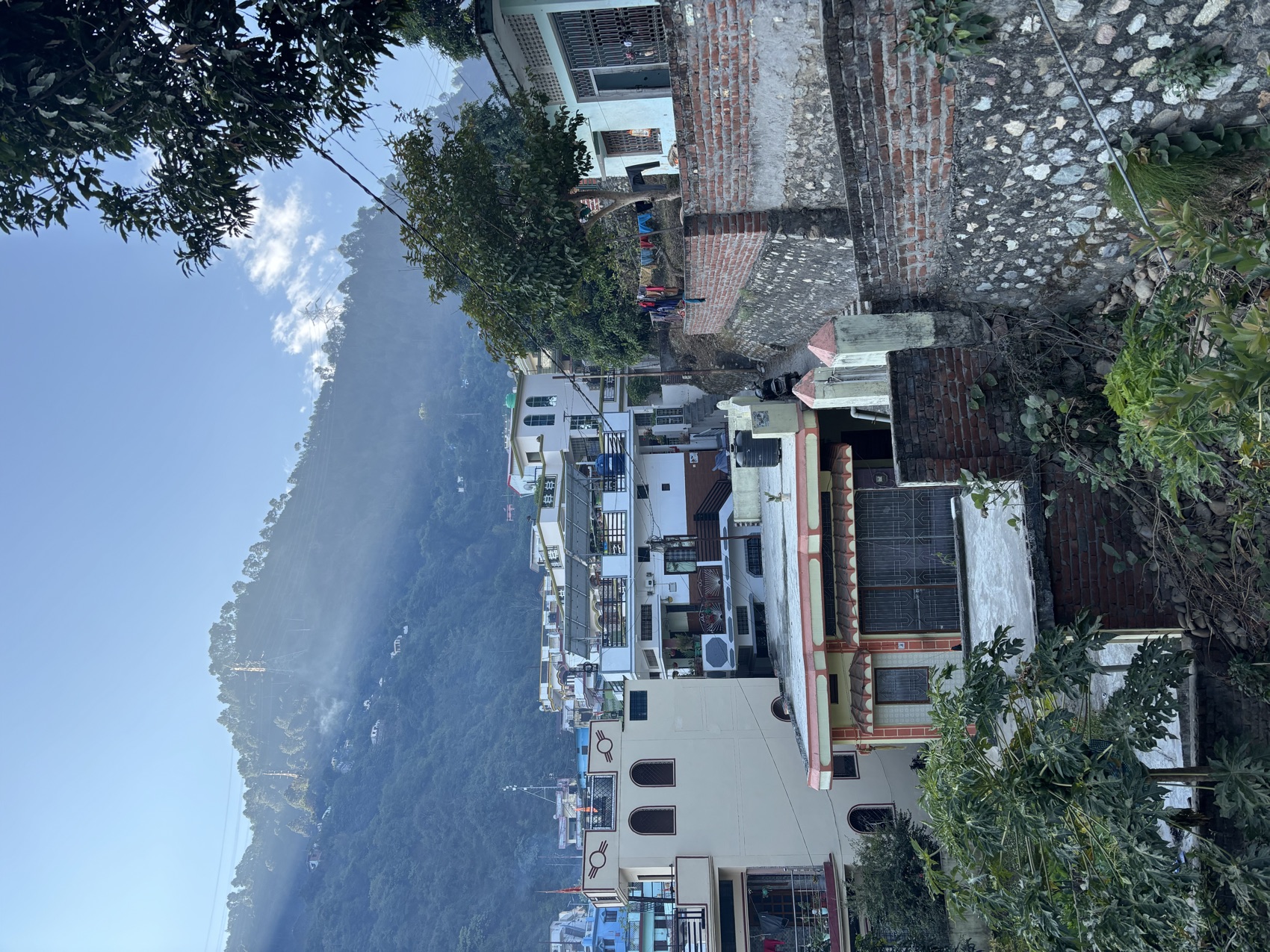 A hill town in Garhwal